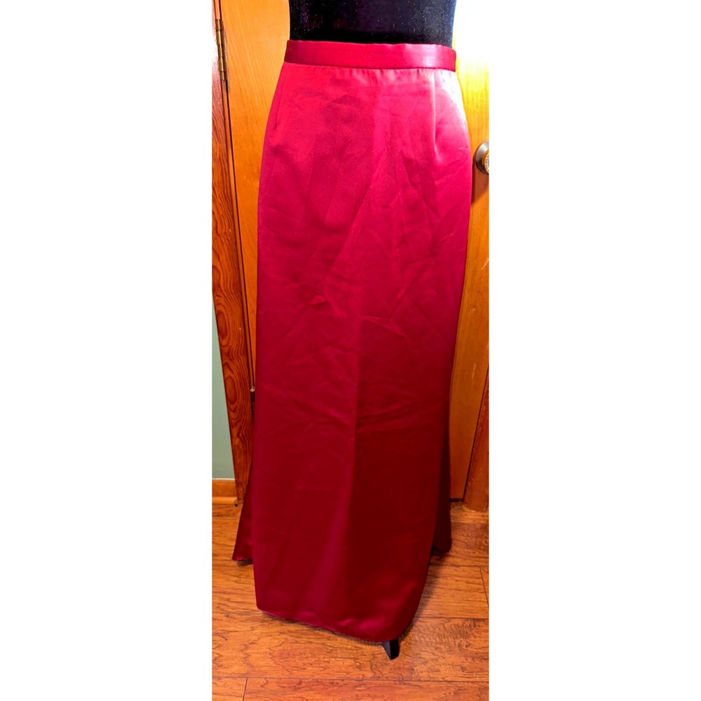 Alfred Angelo Claret Formal Maxi Skirt With Train Style‎ 128 Size 20